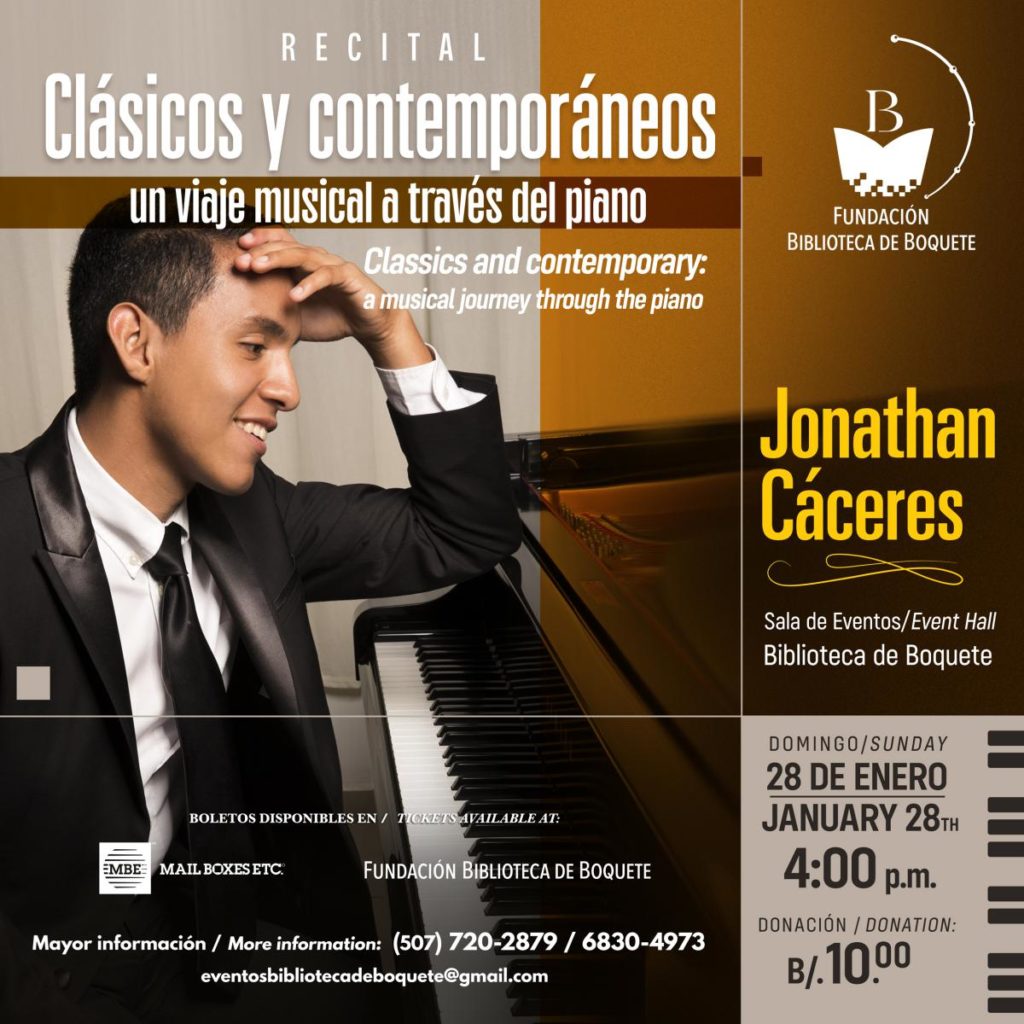 Jonathan Cáceres-Piano Recital