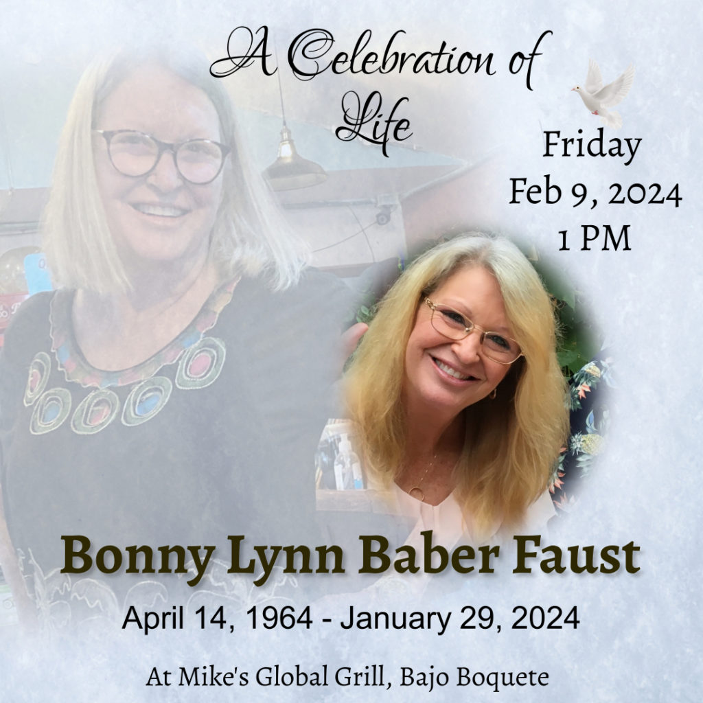 Bonny Faust-Celebration of Life